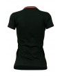 Lovely Pretty Round Neck Bow Printed Black Cotton Blends T-shirt