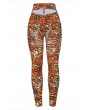 Lovely Casual Printed Tiger Stripes Leggings