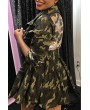 Lovely Casual Camouflage Printed Plus Size Jacket