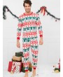 Christmas Geometric Pattern Family Pajama Sets -  Dad M