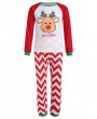 Christmas Reindeer Family Pajama - Red Kid 5t