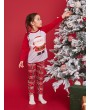 Christmas Santa Claus Print Plaid Family Pajamas Sets -  Kid 7t