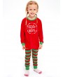 Striped Matching Family Christmas Pajama - Red Dad L