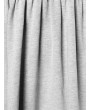 Plus Size Raglan Sleeve Hit Color Pleated Dress -  L