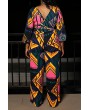 Lovely Casual Printed Multicolor Plus Size Two-piece Pants Set